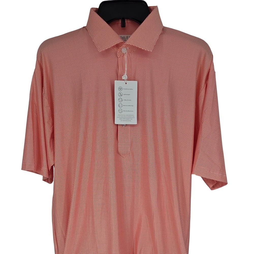 Men's Coral Polo Shirt